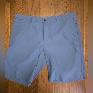 Classic Men's Gray Flat Front Shorts